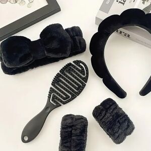 Facial Spa set 5 pcs color black